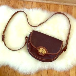 Vintage Dooney & Bourke Rare Keyhole Crossbody Bag